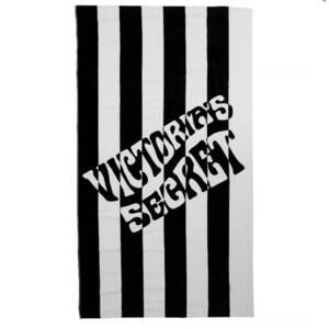 Victorias Secret striped 60s looking beach towel